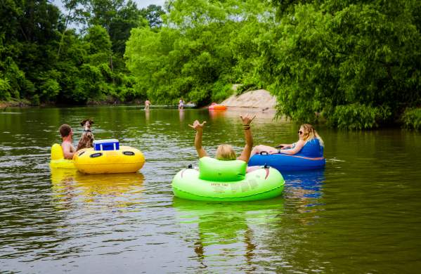 Tubing with Louisiana River Adventures