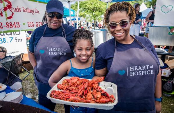 Participants of the Crawfish Cookoof