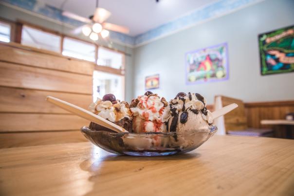 sundae at Hoodoo Ice Cream in Covington