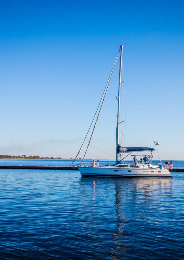 Sailing on Lake Pontchartrain