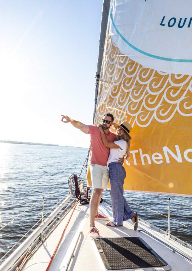 Sailing on Lake Pontchartrain