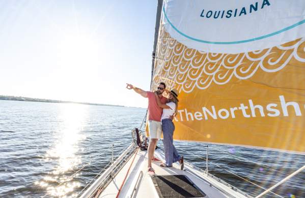 Sailing on Lake Pontchartrain