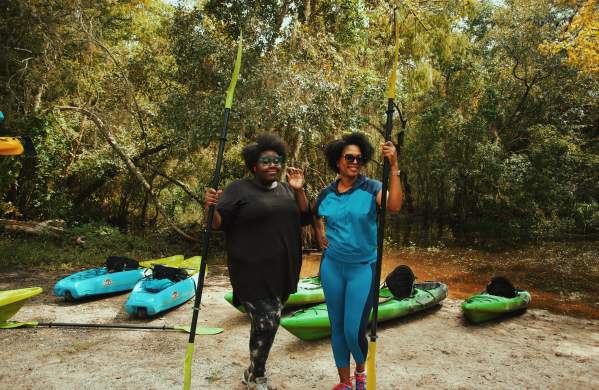 Brandy & Jada at Cane Bayou Kayak Launch