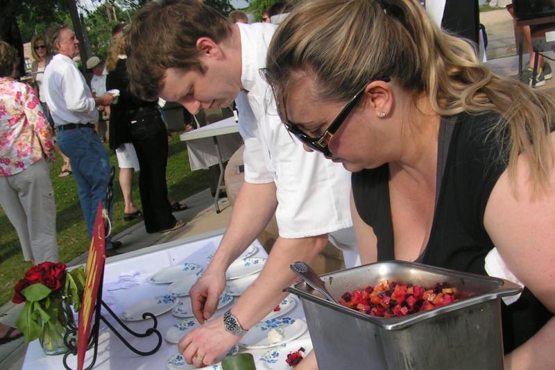 Del Porto chefs at A Taste of Covington