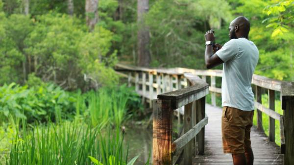 Birding at Northlake Nature Center in Mandeville, at the edge of Big Branch NWR