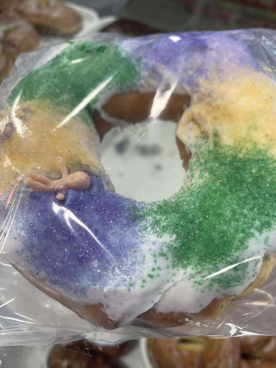 King cake by Butter Krisp Diner in Covington