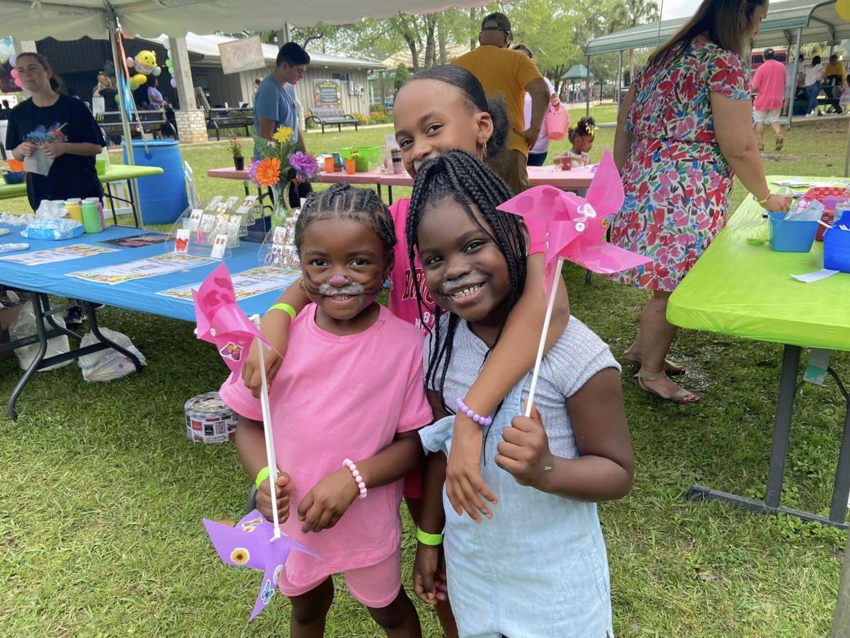 Face painting at Children's Museum of St. Tammany Spring Family Fest