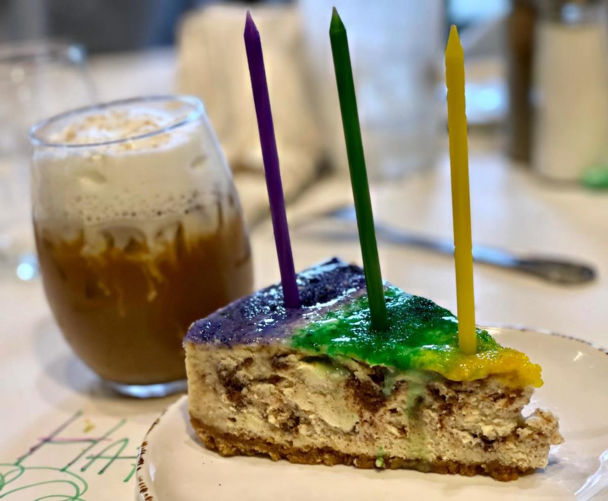 Coffee Rani King Cake Cheesecake