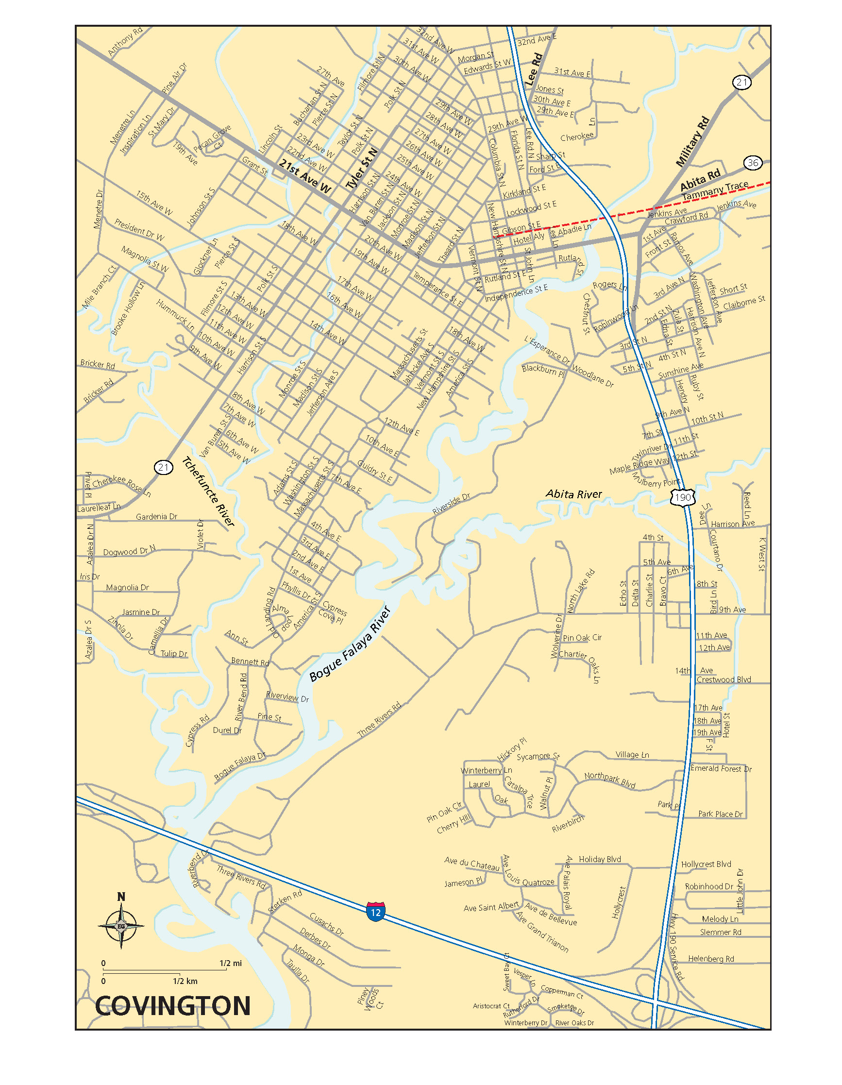 Covington Map