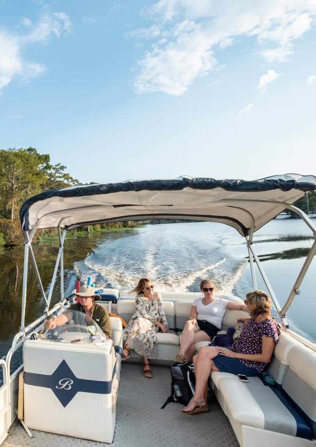 Louisiana River Boat Tours, Madisonville, Captain Mike, boat tour on the Tchefuncte