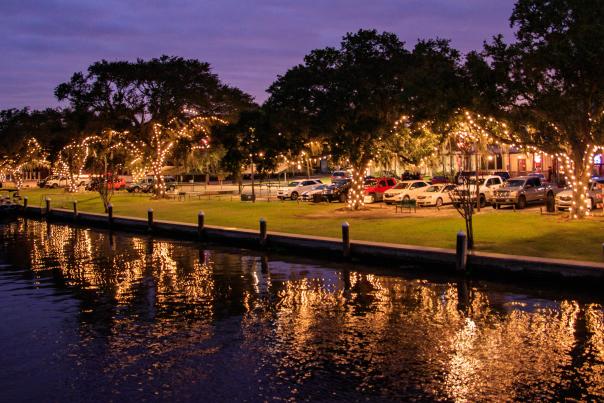 Holiday Lights on Tchefuncte River - photo by Anthony "Chopper" Leone