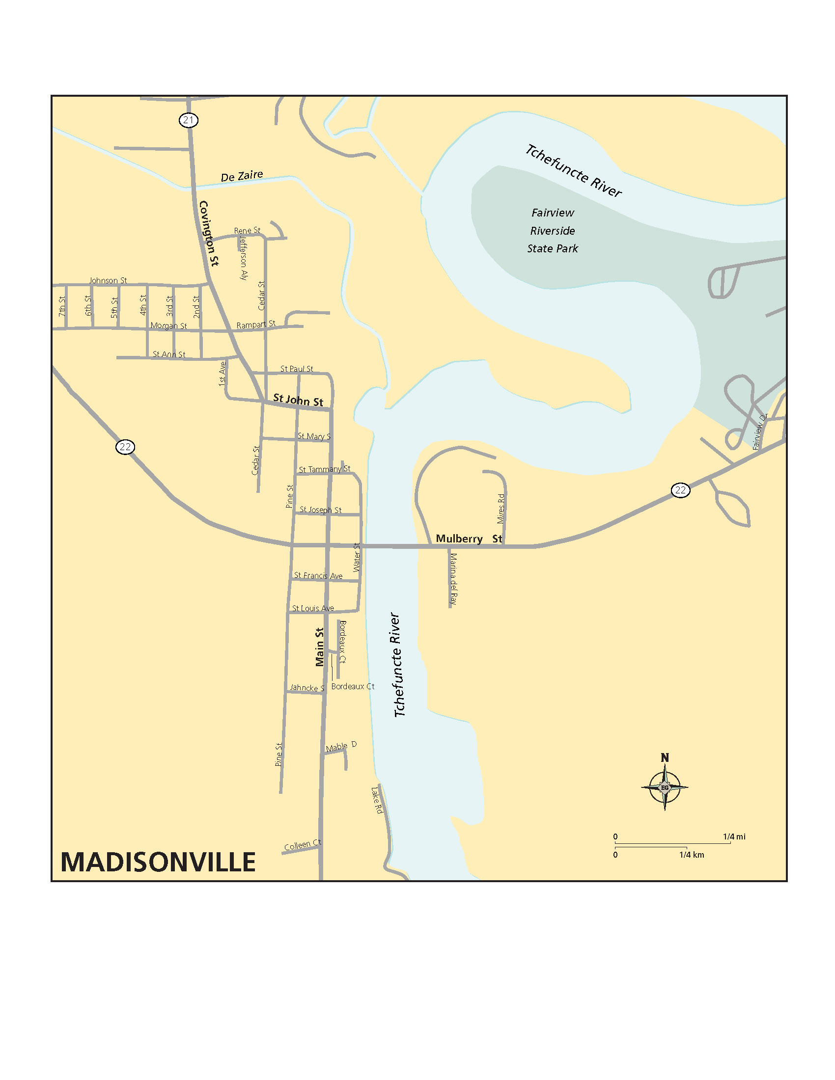 Madisonville Map