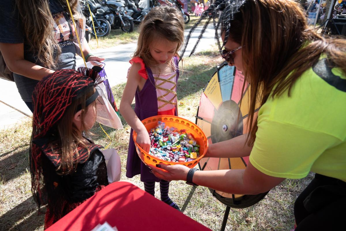 Trick-or-Treating at Monster Mash in Bogue Falaya Park, Covington