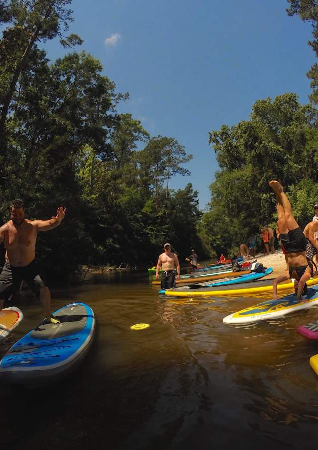 Paddleboarding with Bayou Paddle Company