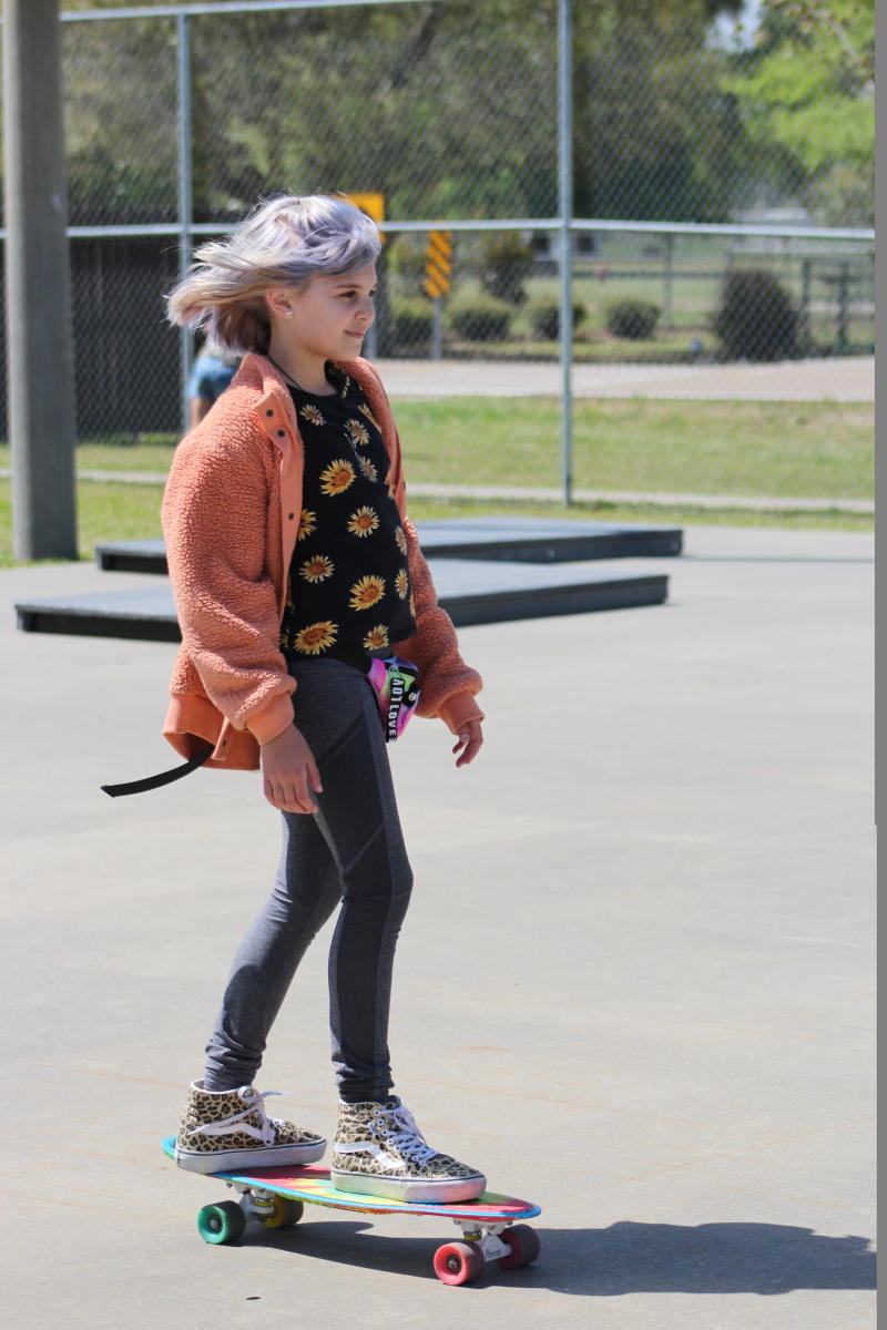 Pelican Park in Mandeville has a skate park open to all.