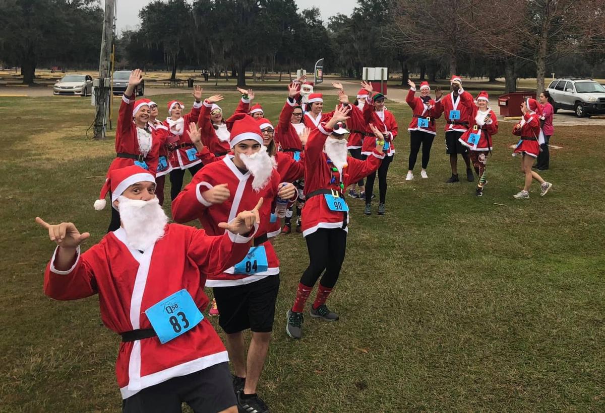 Santa on Trails Q50 Trail Run at Fontainebleau State Park