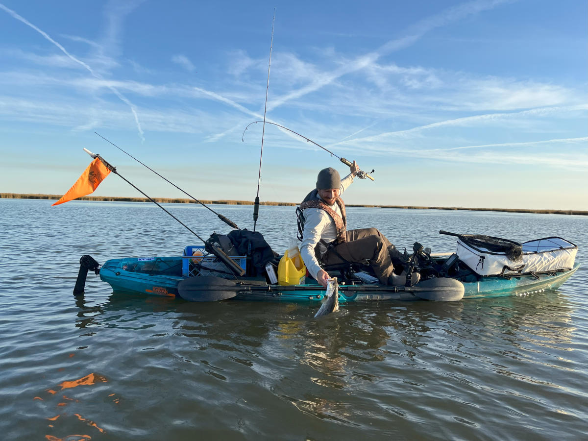 Catching speckled trout from Lake Pontchartrain is a breeze in the fall.