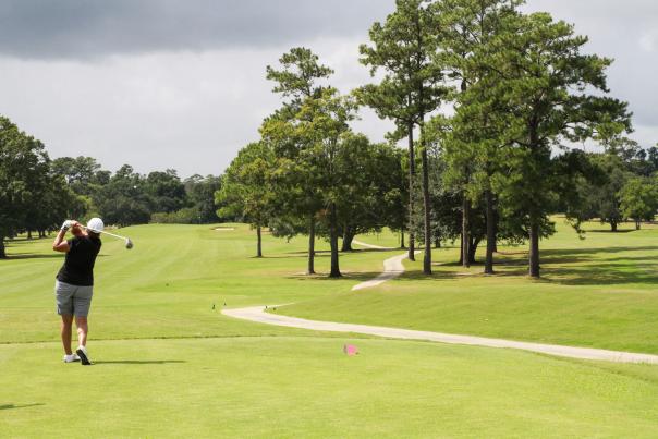 Tchefuncte country club fairway female golfer