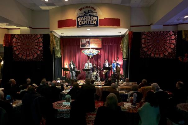 The Jump Hounds perform at The Lobby Lounge at The Harbor Center.