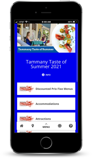 Tammany Taste of Summer Savings Pass app